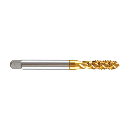 Regal Cutting Tools Spiral Flute Tap, 1/4"-20, Modified Bottom, NC, 3 Flutes, Titanium Nitride 073581MS